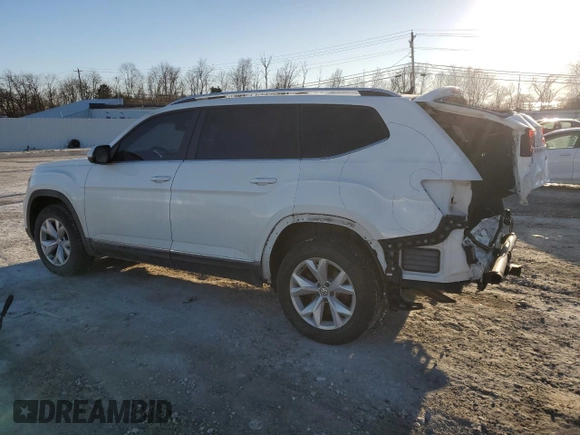 2018 Volkswagen Atlas SEL with VIN 1V2MR2CA8JC532893, listed as a Copart auction lot 42586405 with 87,683 mi miles and Non repairable. Bid and sale history available at DreamBid. Image 2.