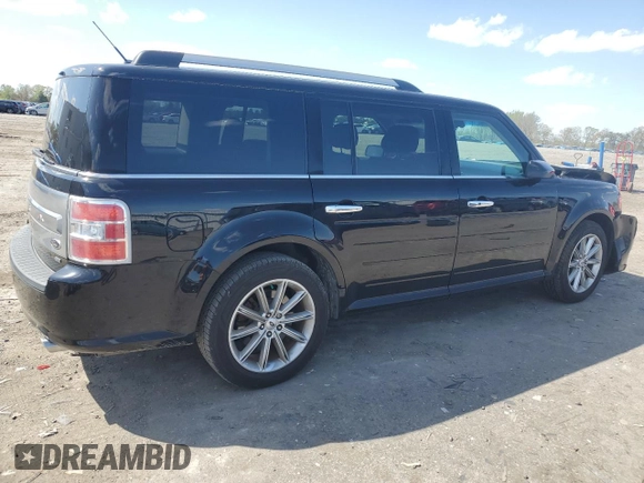 2017 Ford Flex Limited with VIN 2FMHK6D83HBA12052, listed as a Copart auction lot 52321255 with 54,449 mi miles and Salvage Title. Bid and sale history available at carsss.com. Image 3.