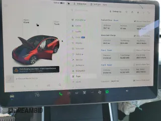 2020 Tesla Model Y Long Range with VIN 5YJYGDEF9LF023060, listed as a Copart auction lot 55462395 with 58,211 mi miles and Salvage Title. Bid and sale history available at DreamBid. Image 9.