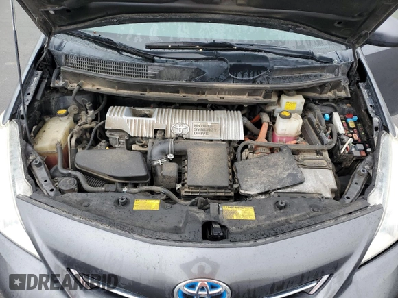 2012 Toyota Prius Two with VIN JTDZN3EUXC3148827, listed as a Copart auction lot 55311055 with 217,752 mi miles and Clean Title. Bid and sale history available at DreamBid. Image 12.