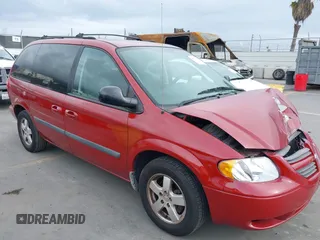 2006 Dodge Caravan SXT with VIN 1D4GP45R86B574242, listed as a IAAI auction lot 41777916 with 113,300 mi miles. Bid and sale history available at carsss.com. Image 1.