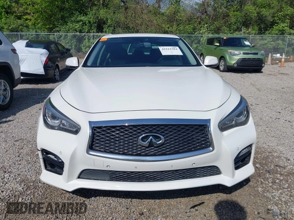 2014 Infiniti Q50 Hybrid Sport with VIN JN1AV7AR0EM703550, listed as a IAAI auction lot 42212384 with 79,308 mi miles and . Bid and sale history available at carsss.com. Image 12.