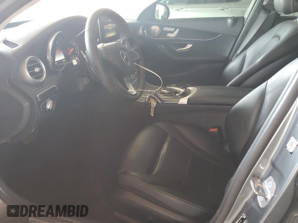 2017 Mercedes-Benz C 300 with VIN 55SWF4JB1HU206942, listed as a Copart auction lot 54376905 with 119,453 mi miles and Clean Title. Bid and sale history available at carsss.com. Image 7.