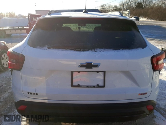 2024 Chevrolet Trax 2RS with VIN KL77LJE20RC202769, listed as a Copart auction lot 87805255 with Not Provided miles and Salvage Title. Bid and sale history available at DreamBid. Image 6.
