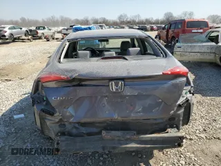 2019 Honda Civic Sedan LX with VIN 19XFC2F61KE020549, listed as a Copart auction lot 48212125 with 122,778 mi miles and Salvage Title. Bid and sale history available at carsss.com. Image 6.