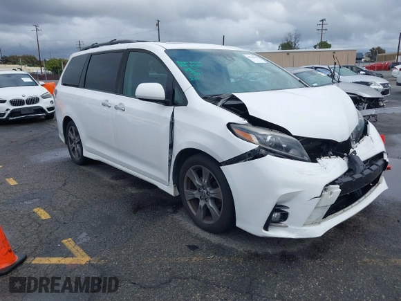 2018 Toyota Sienna SE with VIN 5TDXZ3DC5JS943512, listed as a IAAI auction lot 41786389 with 81,280 mi miles and . Bid and sale history available at DreamBid. Image 1.