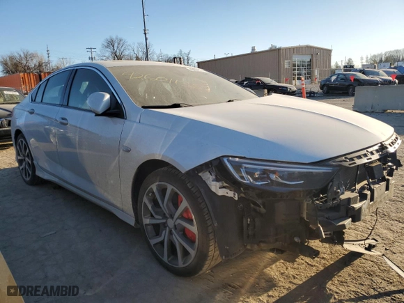 2019 Buick Regal Sportback GS with VIN W04GS6SS1K1073816, listed as a Copart auction lot 42601135 with 37,866 mi miles and Salvage Title. Bid and sale history available at carsss.com. Image 4.