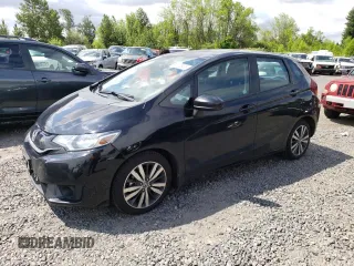 2015 Honda Fit EX-L with VIN 3HGGK5H80FM728134, listed as a Copart auction lot 57405935 with 65,084 mi miles and Salvage title. Bid and sale history available at DreamBid. Image 1.