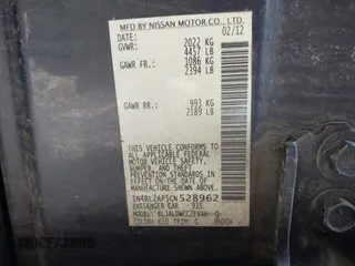 2012 Nissan Altima SR with VIN 1N4BL2AP5CN528962, listed as a IAAI auction lot 41747055 with 131,357 mi miles and . Bid and sale history available at DreamBid. Image 9.