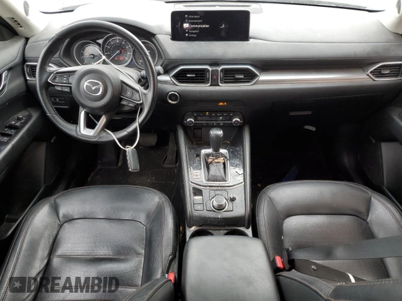 2021 Mazda CX-5 Touring with VIN JM3KFACM9M0409414, listed as a Copart auction lot 89071495 with 43,896 mi miles and Salvage Title. Bid and sale history available at carsss.com. Image 8.