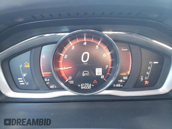2017 Volvo S60 Inscription Platinum with VIN LYV402TM0HB129012, listed as a Copart auction lot 89351325 with 94,320 mi miles and Salvage Title. Bid and sale history available at carsss.com. Image 9.