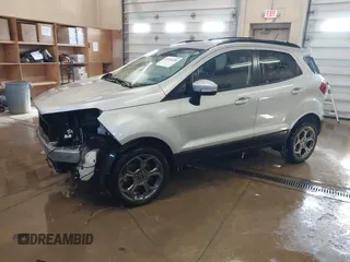 2018 Ford EcoSport SES with VIN MAJ6P1CL8JC224544, listed as a IAAI auction lot 41595620 with 57,866 mi miles and . Bid and sale history available at DreamBid. Image 2.