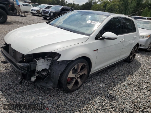 2017 Volkswagen Golf GTI S with VIN 3VW447AU0HM038723, listed as a Copart auction lot 71465624 with 64,419 mi miles and Salvage Title. Bid and sale history available at carsss.com. Image 1.