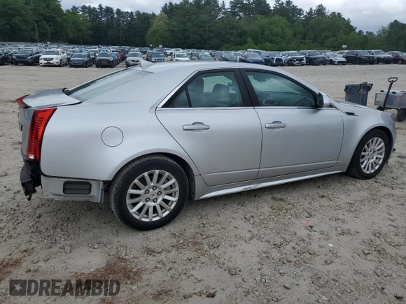 2012 Cadillac CTS Luxury with VIN 1G6DE5E55C0131498, listed as a Copart auction lot 59564165 with 25,671 mi miles and Clean title. Bid and sale history available at DreamBid. Image 3.