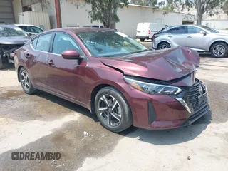 2024 Nissan Sentra SV with VIN 3N1AB8CV1RY260661, listed as a IAAI auction lot 42431554 with 13,762 mi miles and . Bid and sale history available at DreamBid. Image 1.