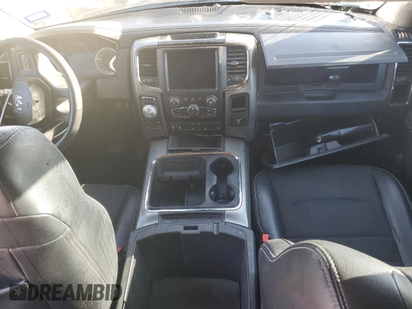 2018 Ram 1500 Night with VIN 1C6RR7MT4JS109407, listed as a Copart auction lot 46451705 with 165,377 mi miles and Salvage Title. Bid and sale history available at carsss.com. Image 8.