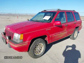 1993 Jeep Grand Cherokee Limited with VIN 1J4GZ78Y1PC566288, listed as a IAAI auction lot 41677921 with 73,490 mi miles. Bid and sale history available at carsss.com. Image 2.