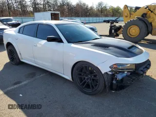 2023 Dodge Charger SRT Hellcat Widebody Jailbreak with VIN 2C3CDXL94PH503464, listed as a Copart auction lot 49607385 with 4,081 mi miles and Salvage Title. Bid and sale history available at carsss.com. Image 4.