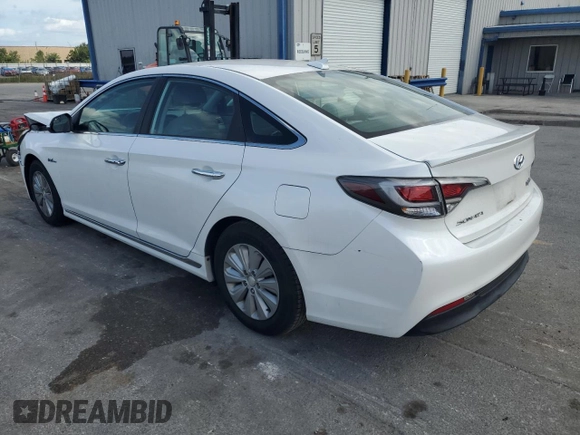 2016 Hyundai Sonata Hybrid SE with VIN KMHE24L1XGA016041, listed as a Copart auction lot 48023103 with 72,307 mi miles. Bid and sale history available at carsss.com. Image 2.