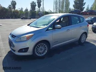 2013 Ford C-Max Hybrid SEL with VIN 1FADP5BU7DL502718, listed as a IAAI auction lot 42087598 with 185,461 mi miles. Bid and sale history available at carsss.com. Image 2.