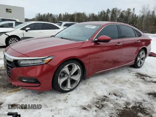 2019 Honda Accord Touring with VIN 1HGCV1F9XKA803942, listed as a Copart auction lot 85949974 with 105,639 mi miles and Salvage title. Bid and sale history available at DreamBid. Image 1.
