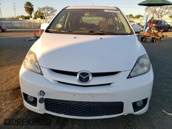 2007 Mazda 5 Touring with VIN JM1CR293270154246, listed as a Copart auction lot 77978233 with 126,475 mi miles and Salvage Title. Bid and sale history available at carsss.com. Image 5.