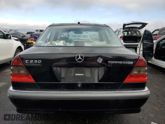 2000 Mercedes-Benz C 230 Kompressor with VIN WDBHA24G6YA833700, listed as a Copart auction lot 85366954 with 344,518 mi miles and Clean Title. Bid and sale history available at carsss.com. Image 6.
