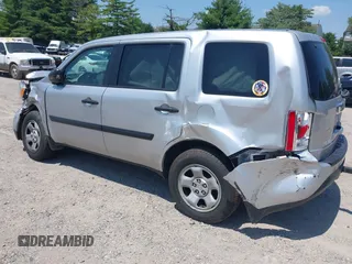 2014 Honda Pilot LX with VIN 5FNYF4H22EB024677, listed as a IAAI auction lot 42645408 with 133,271 mi miles and . Bid and sale history available at DreamBid. Image 3.