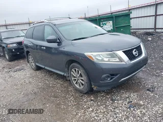 2014 Nissan Pathfinder Platinum with VIN 5N1AR2MM1EC719116, listed as a IAAI auction lot 41161294 with 121,739 mi miles and . Bid and sale history available at carsss.com. Image 1.
