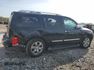 2012 Nissan Armada Platinum z VIN 5N1AA0NC8CN612390, wystawiony jako Copart lot #53537645 z przebiegiem 135 417 mil mil oraz Szkoda całkowita • Salvage title. Historia ofert i sprzedaży dostępna na DreamBid. Obrazek 3.