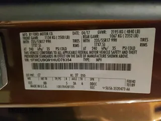 2017 Ford Escape SE with VIN 1FMCU9G91HUD78354, listed as a Copart auction lot 54368665 with 147,089 mi miles and Salvage Title. Bid and sale history available at carsss.com. Image 14.