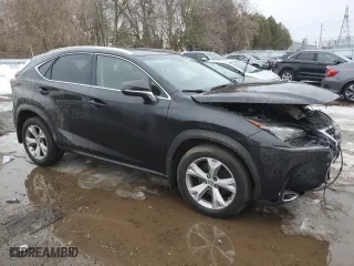 2015 Lexus NX 200t with VIN JTJBARBZ2F2020038, listed as a Copart auction lot 46830015 with 132,801 mi miles and Salvage Title. Bid and sale history available at carsss.com. Image 4.