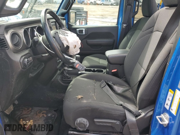 2020 Jeep Gladiator Sport S с VIN 1C6HJTAG5LL153853, выставлен на аукционе Copart как лот 56023925 с пробегом 31 143 миль миль и Списание • Salvage title. История ставок и продаж доступна на DreamBid. Изображение 7.