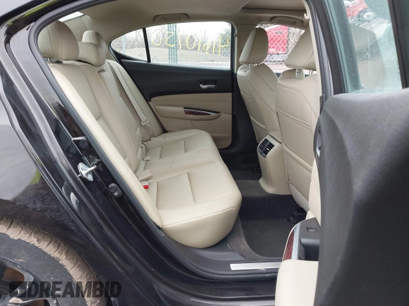 2015 Acura TLX with VIN 19UUB1F35FA022700, listed as a IAAI auction lot 41610750 with 157,500 mi miles. Bid and sale history available at carsss.com. Image 8.