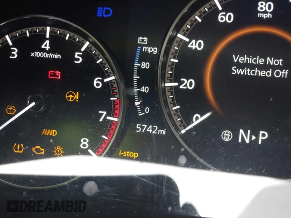 2024 Mazda CX-90 Preferred Plus with VIN JM3KKCHD7R1166459, listed as a IAAI auction lot 41621442 with 5,742 mi miles and . Bid and sale history available at DreamBid. Image 14.