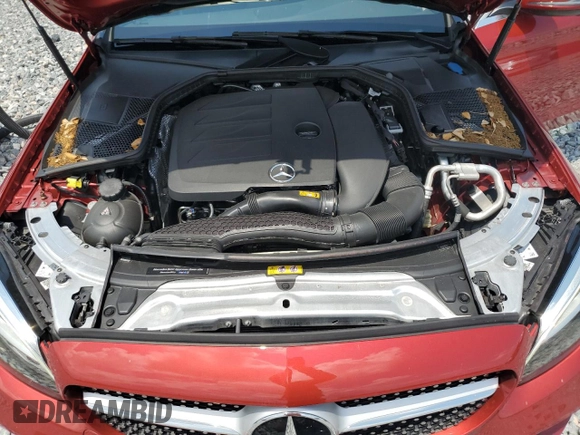 2019 Mercedes-Benz C 300 with VIN 55SWF8DB7KU317733, listed as a Copart auction lot 55562235 with 39,884 mi miles and Non repairable. Bid and sale history available at DreamBid. Image 11.