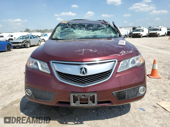2015 Acura RDX Tech Pkg with VIN 5J8TB3H59FL010396, listed as a Copart auction lot 50543675 with 91,501 mi miles and Salvage Title. Bid and sale history available at carsss.com. Image 5.