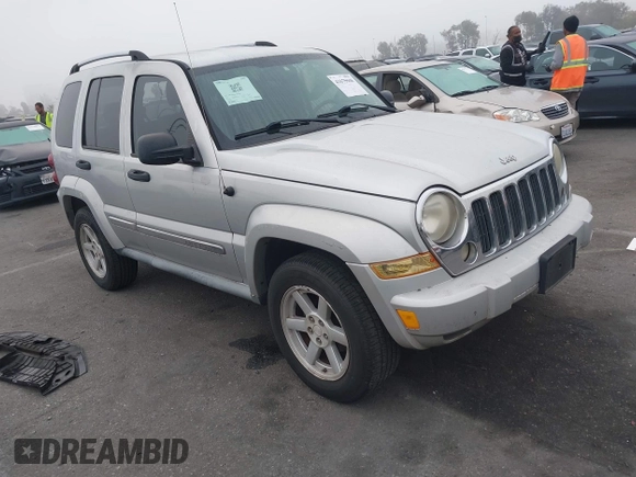 2005 Jeep Liberty Limited with VIN 1J4GK58KX5W704393, listed as a IAAI auction lot 41675508 with 188,403 mi miles. Bid and sale history available at carsss.com. Image 1.