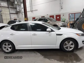 2015 Kia Optima LX with VIN KNAGM4A74F5587995, listed as a IAAI auction lot 41974745 with 206,627 mi miles. Bid and sale history available at carsss.com. Image 13.