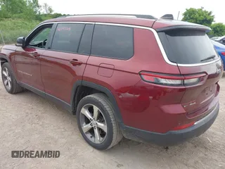2021 Jeep Grand Cherokee Limited with VIN 1C4RJKBG1M8131407, listed as a IAAI auction lot 42545568 with 59,543 mi miles and . Bid and sale history available at DreamBid. Image 3.