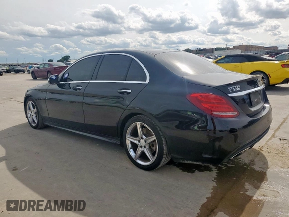 2015 Mercedes-Benz C 300 with VIN 55SWF4JB5FU089833, listed as a Copart auction lot 56554125 with 268,624 mi miles and Clean Title. Bid and sale history available at DreamBid. Image 2.