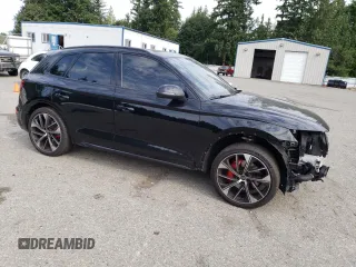 2021 Audi SQ5 Premium Plus with VIN WA1B4AFY0M2027218, listed as a Copart auction lot 67285314 with 35,310 mi miles and Salvage Title. Bid and sale history available at carsss.com. Image 4.