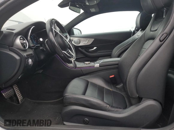 2021 Mercedes-Benz C 300 with VIN W1KWJ8EB7MG068900, listed as a Copart auction lot 83734424 with 42,440 mi miles and Salvage title. Bid and sale history available at DreamBid. Image 7.