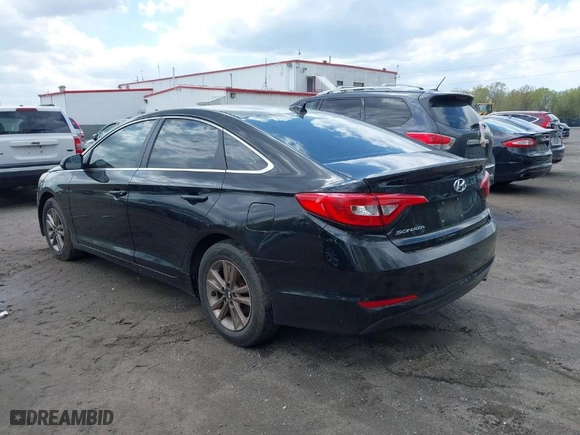 2015 Hyundai Sonata 2.4L SE with VIN 5NPE24AF8FH191527, listed as a IAAI auction lot 42026536 with 259,916 mi miles. Bid and sale history available at carsss.com. Image 3.