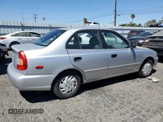 2002 Hyundai Accent GL with VIN KMHCG45C92U353198, listed as a Copart auction lot 68305654 with 130,594 mi miles and Clean Title. Bid and sale history available at carsss.com. Image 3.