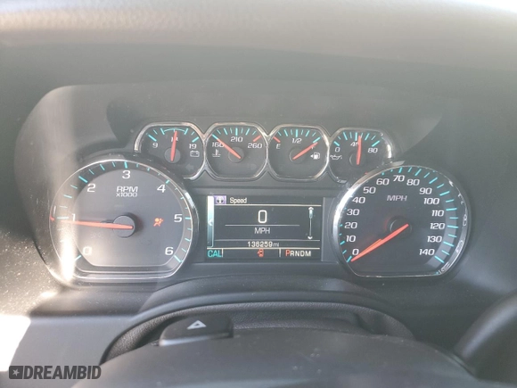 2015 Chevrolet Tahoe LTZ with VIN 1GNSCCKC5FR600193, listed as a Copart auction lot 44858305 with 136,259 mi miles and Salvage Title. Bid and sale history available at carsss.com. Image 9.