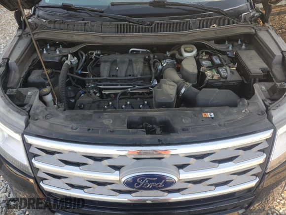 2018 Ford Explorer XLT with VIN 1FM5K7D81JGA17743, listed as a Copart auction lot 52183755 with 128,399 mi miles and Salvage Title. Bid and sale history available at DreamBid. Image 12.