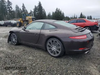 2015 Porsche 911 Carrera with VIN WP0AA2A93FS106725, listed as a Copart auction lot 45405395 with 46,396 mi miles and Salvage Title. Bid and sale history available at carsss.com. Image 2.
