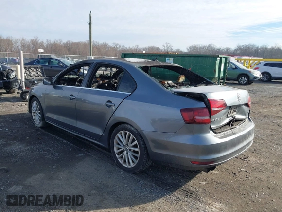 2016 Volkswagen Jetta Sedan 1.8T SEL with VIN 3VWL17AJ8GM365184, listed as a IAAI auction lot 41652449 with 120,721 mi miles. Bid and sale history available at carsss.com. Image 3.