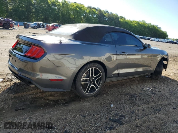2022 Ford Mustang EcoBoost with VIN 1FATP8UH6N5107447, listed as a Copart auction lot 53329815 with 35,528 mi miles and Salvage title. Bid and sale history available at DreamBid. Image 3.